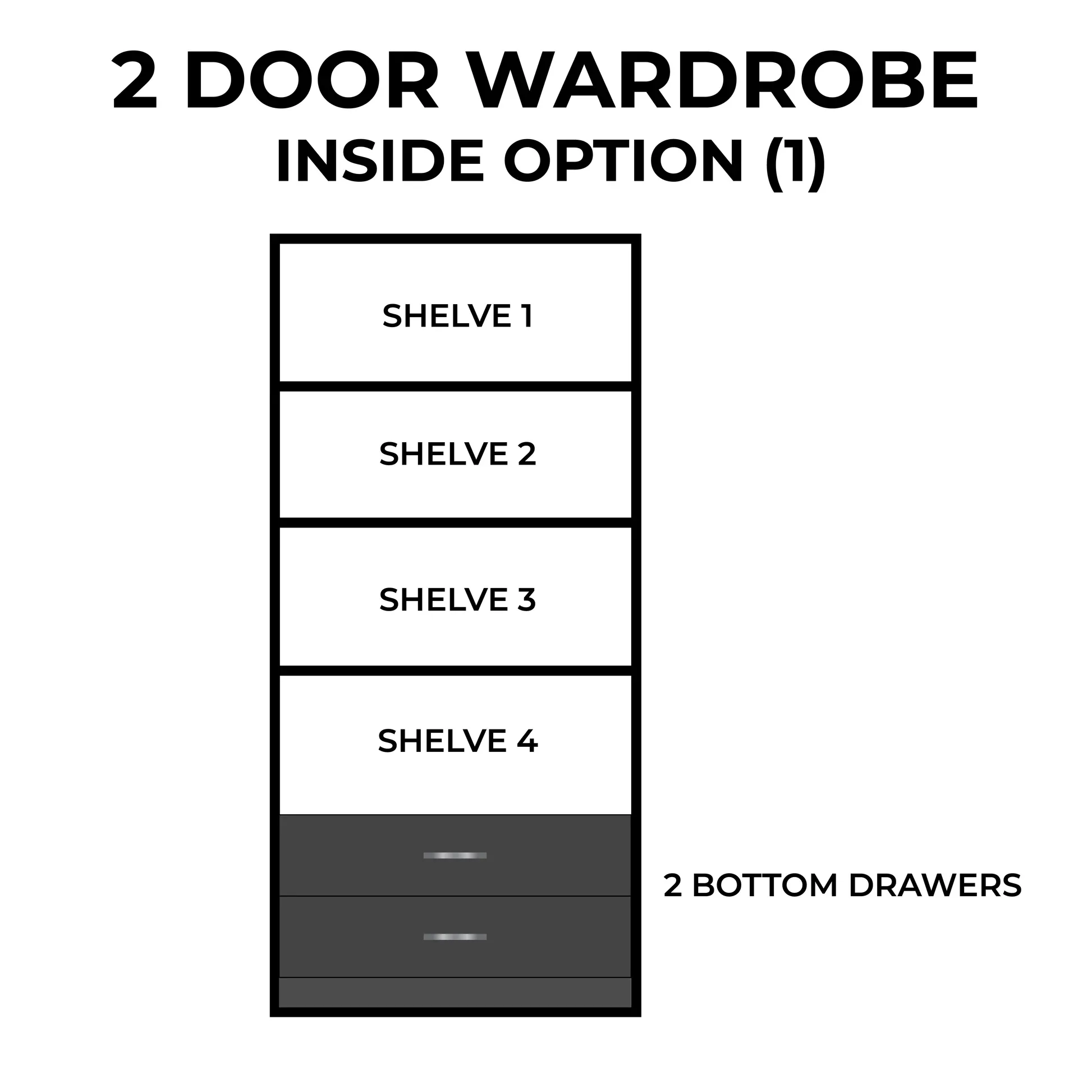 1-FULL MIRROR 2-DOOR  ( Assembled ) - Image 7