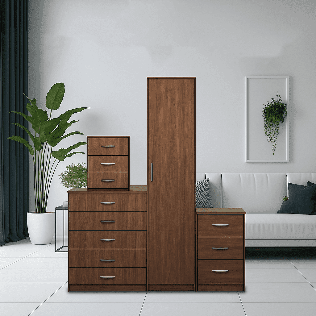 1 Door Wardrobe Set  ( Assembled ) - Image 2