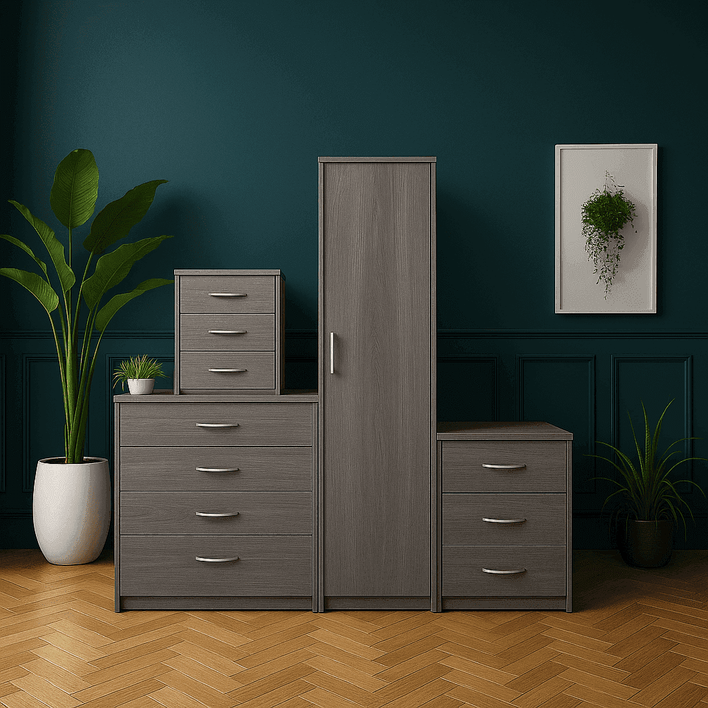 1 Door Wardrobe Set  ( Assembled ) - Image 4
