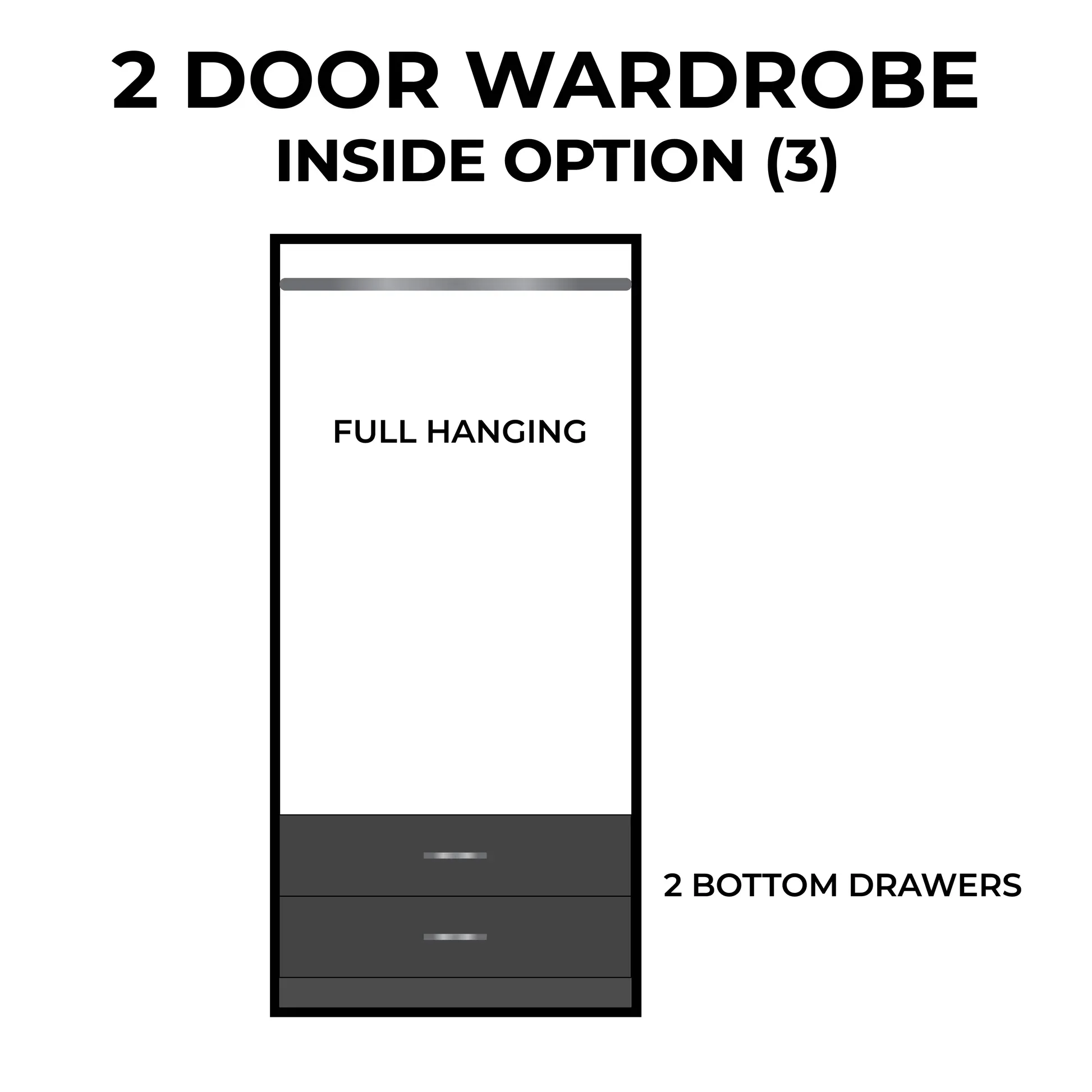 1-FULL MIRROR 2-DOOR  ( Assembled ) - Image 8