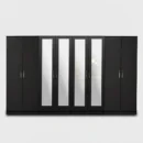 4-FULL MIRROR 8 DOOR WARDROBE (Assembled)