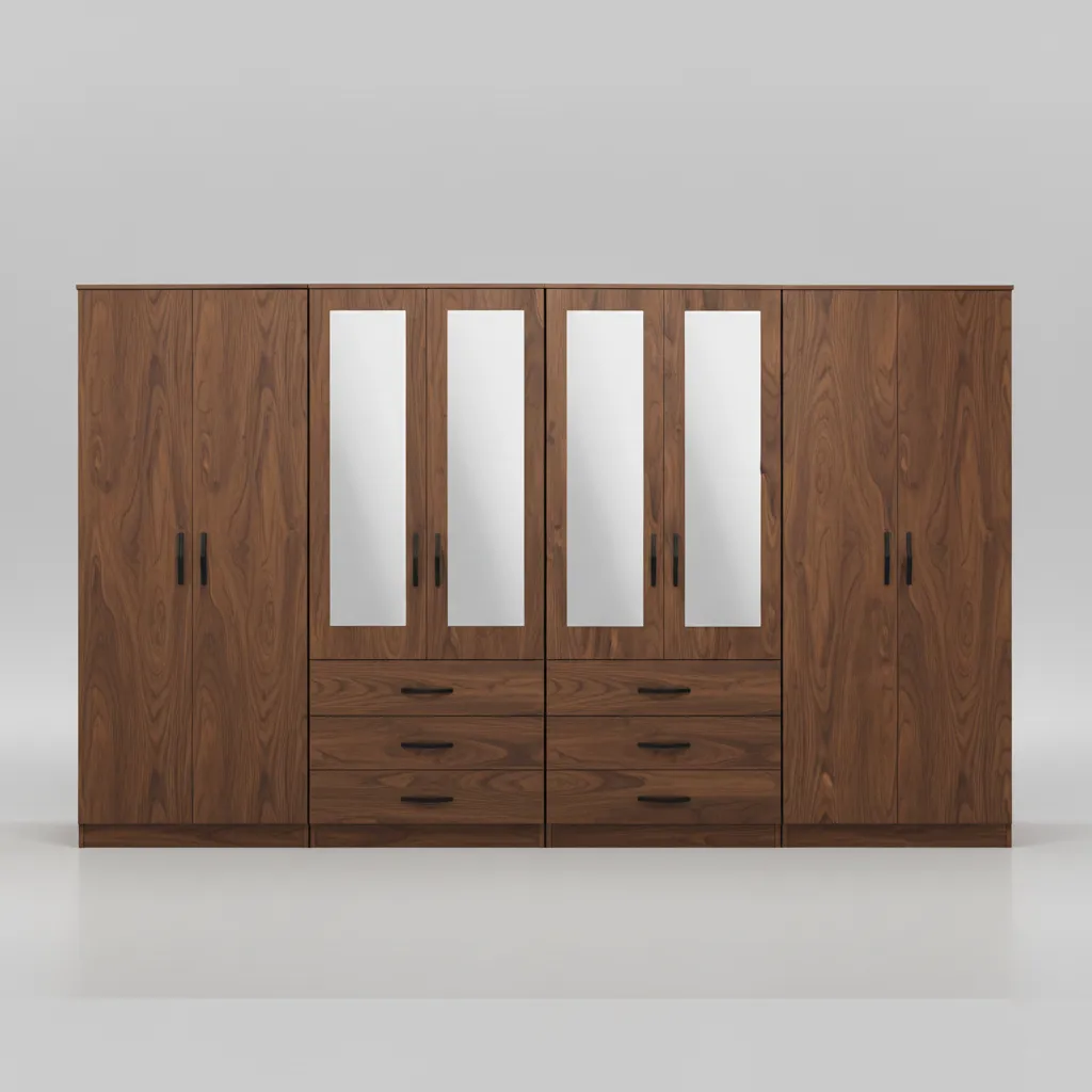 4-HALF MIRROR WITH 6-BOTTOM DRAWERS - Image 3