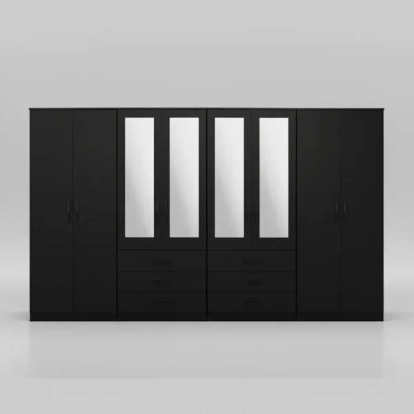 4-HALF MIRROR WITH 6-BOTTOM DRAWERS - Image 4