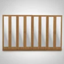 8-FULL MIRROR 8 DOOR WARDROBE (Assembled)