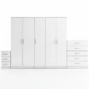 5 DOOR WARDROBE SET (Assembled)