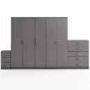 5 DOOR WARDROBE SET (Assembled)