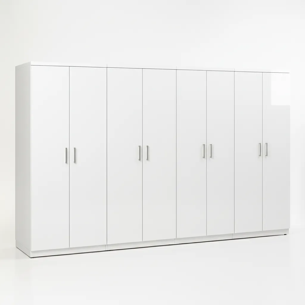 8 DOOR WARDROBE SET (Assembled) - Image 3